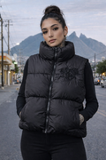 Chaleco negro mujer